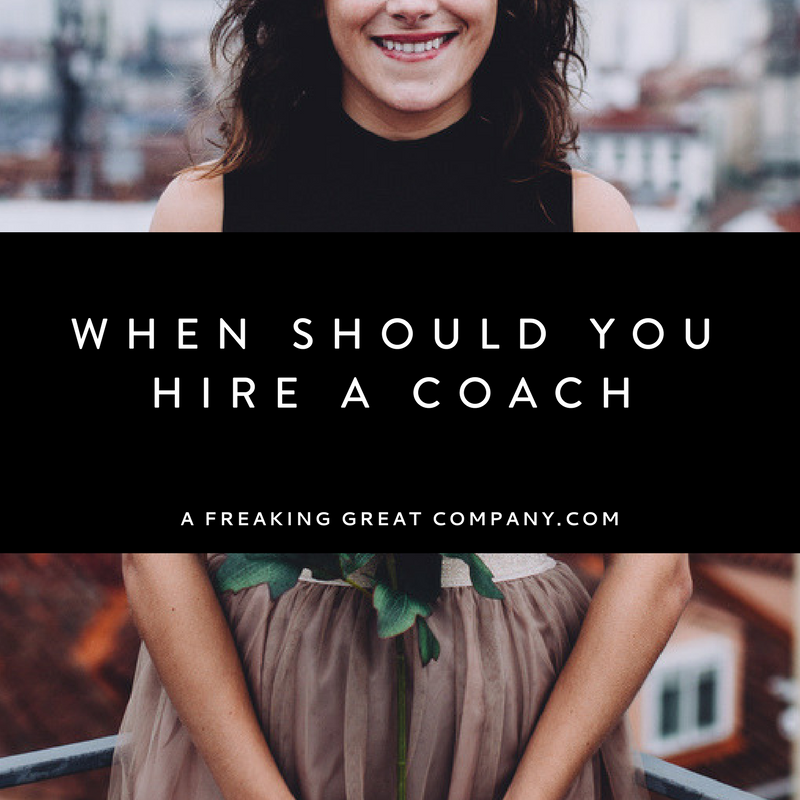 when should you hire a business coach