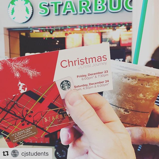 #Repost @cjstudents Just bought gift cards for the five people behind me in line and invited them to Christmas Eve! #CJMerryMonday