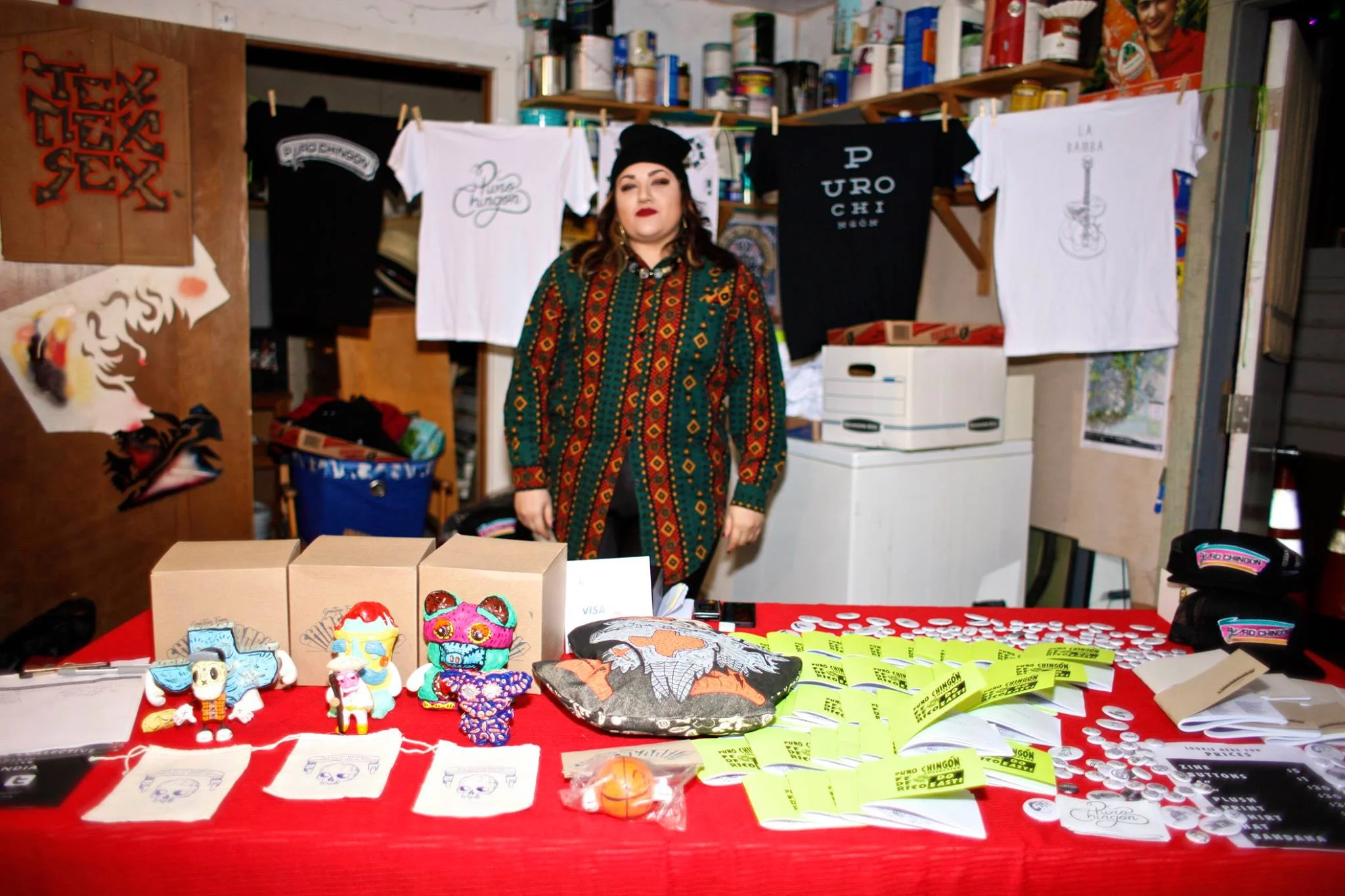 East Austin Studio Tour, Puro Chingon and FEDERICO do EAST, 2014. Photo Courtesy of Itzel Martinez.