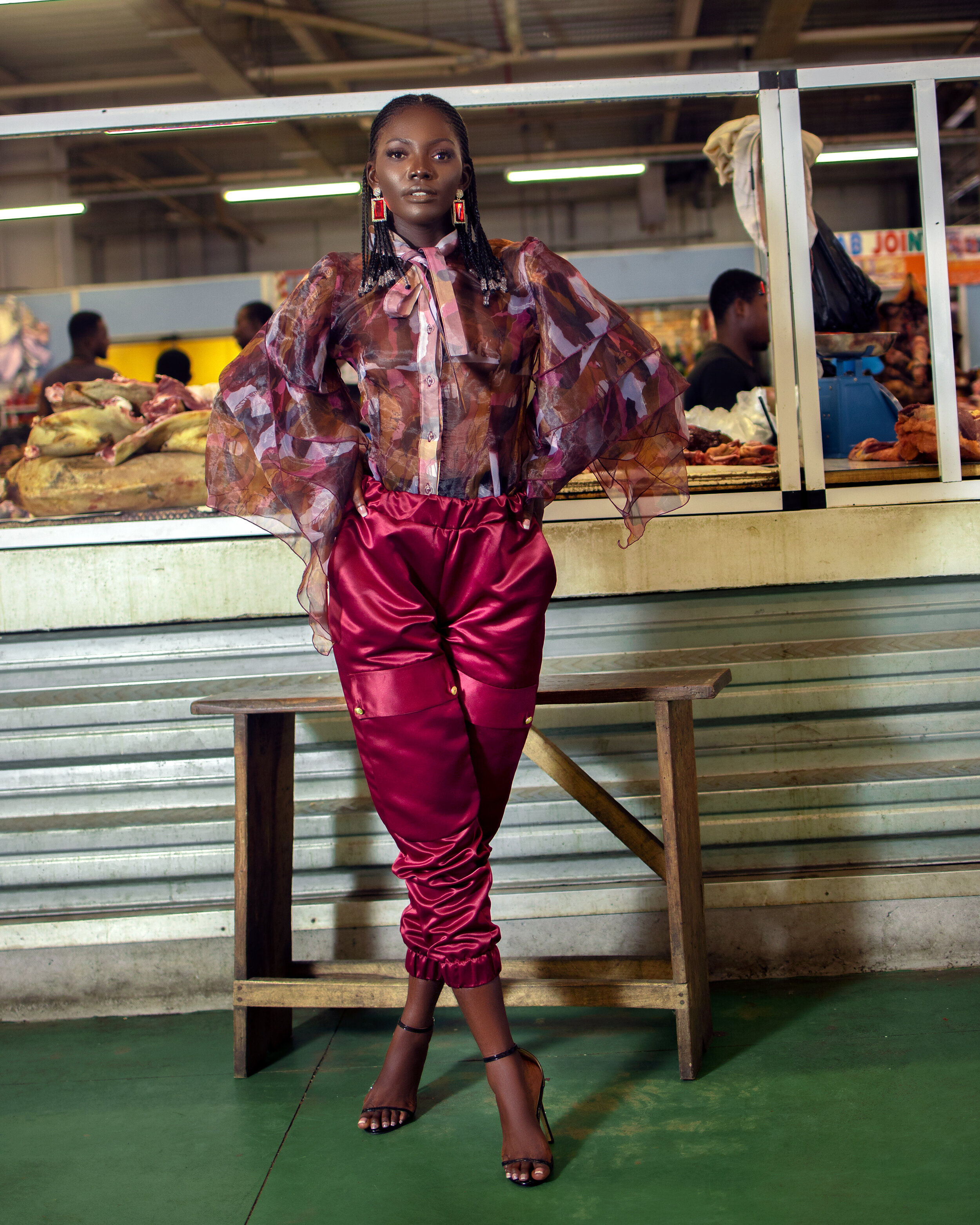 Satin Jogger — St. Frimpong