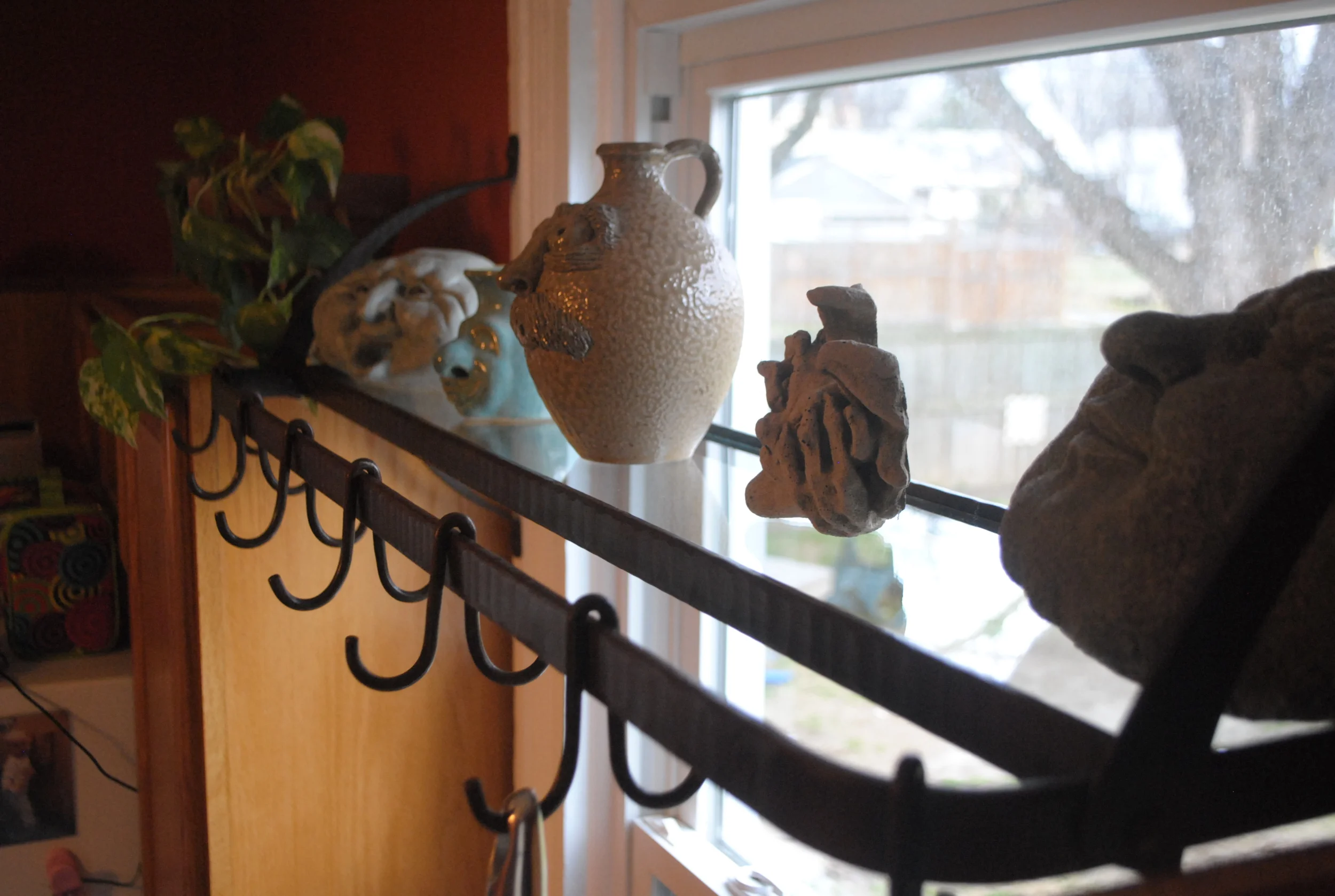 Window Pot Rack