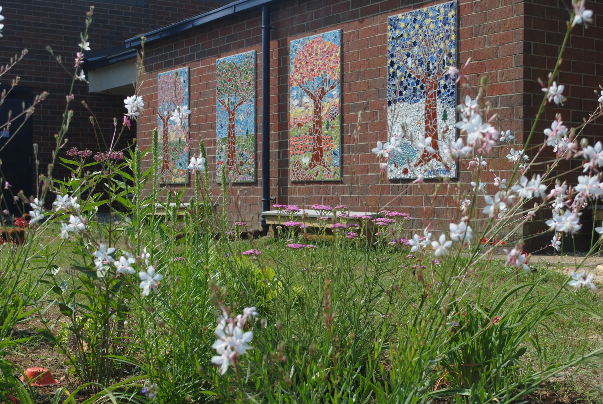 Four Season mosaic panels