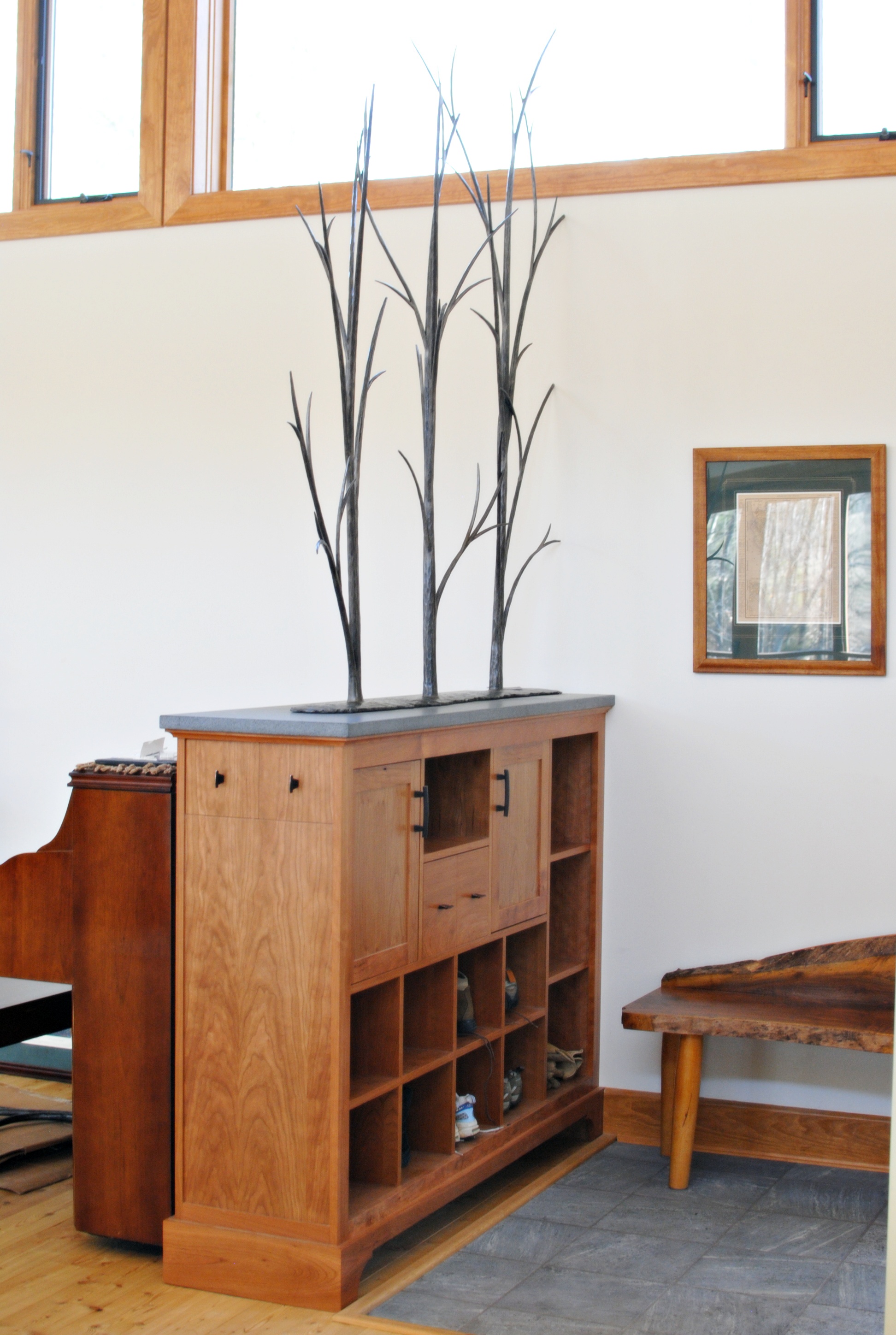 Woodlands forged steel room divider