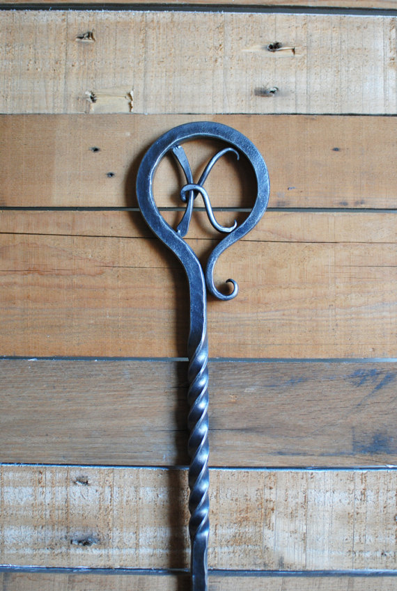 Blacksmith Hand Made Forged Fire Poker 