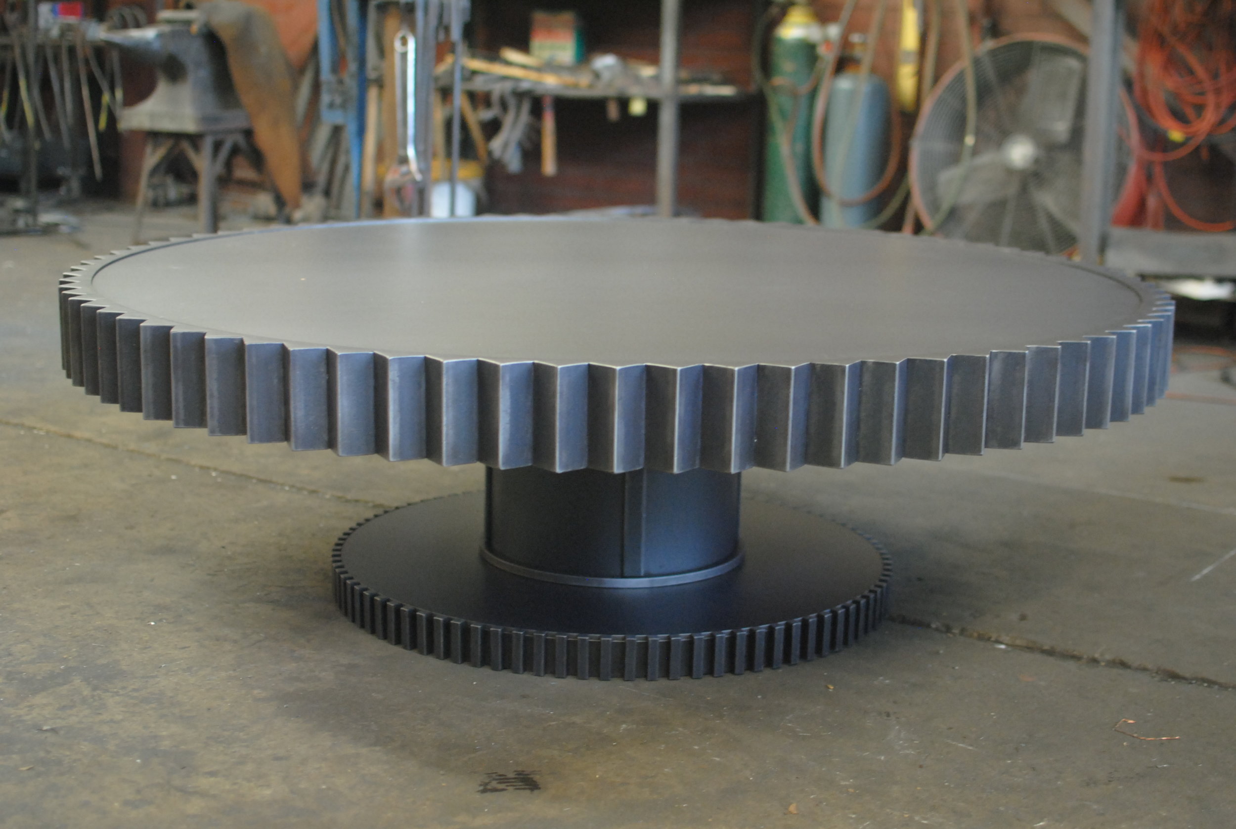 Large gear custom table