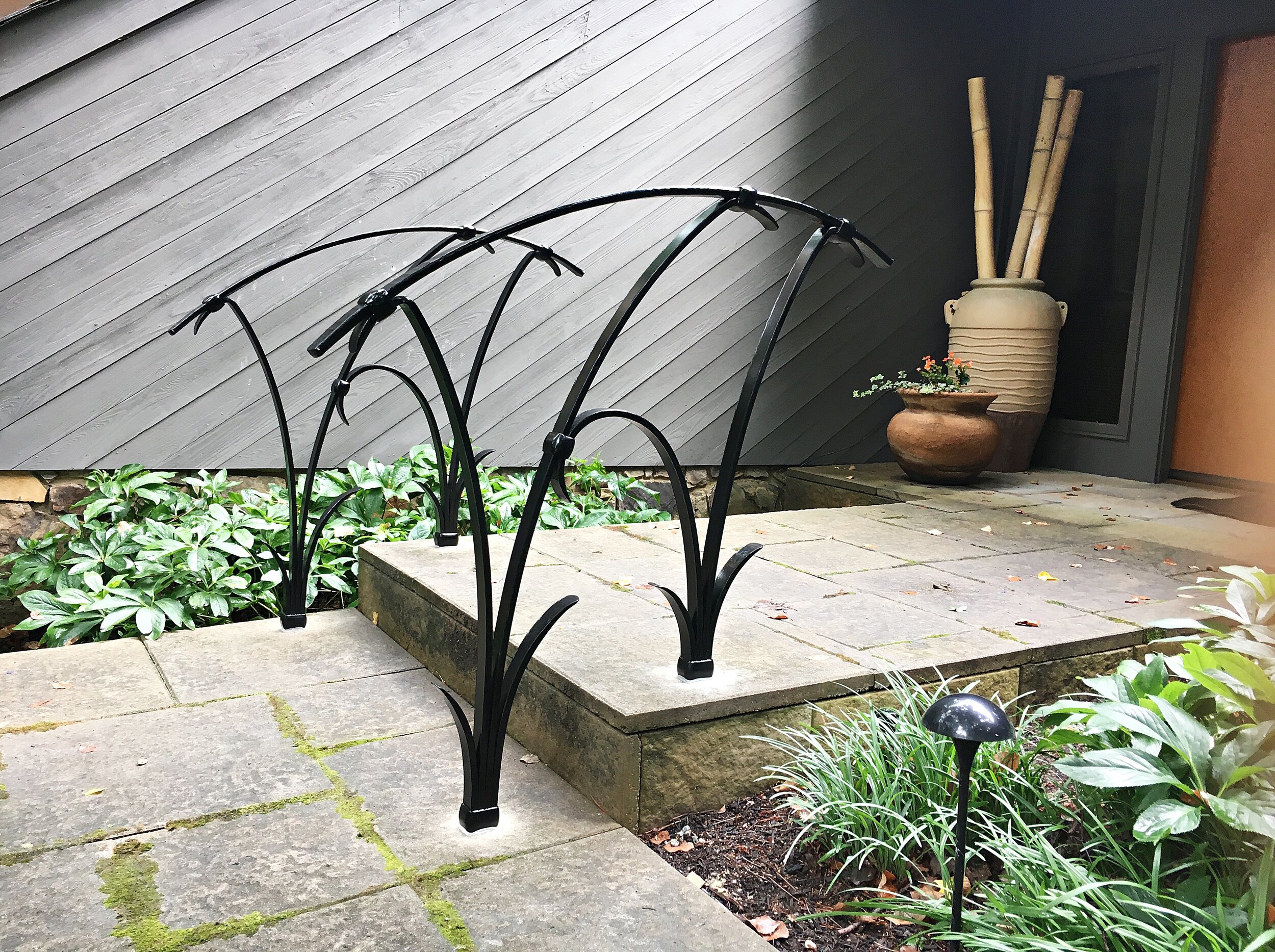 A few hand forged railings