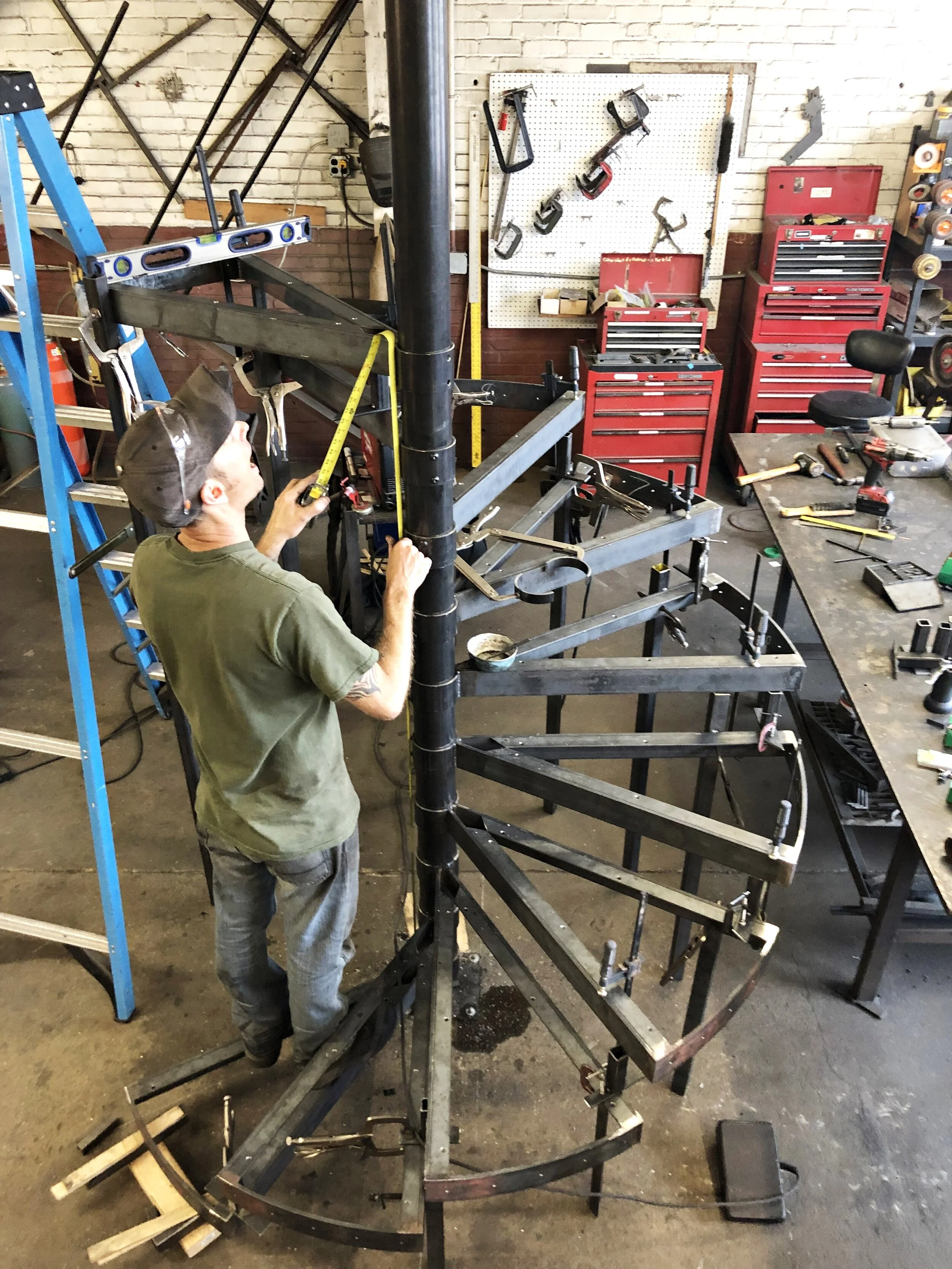 Custom Spiral Staircase — Phoenix Handcraft