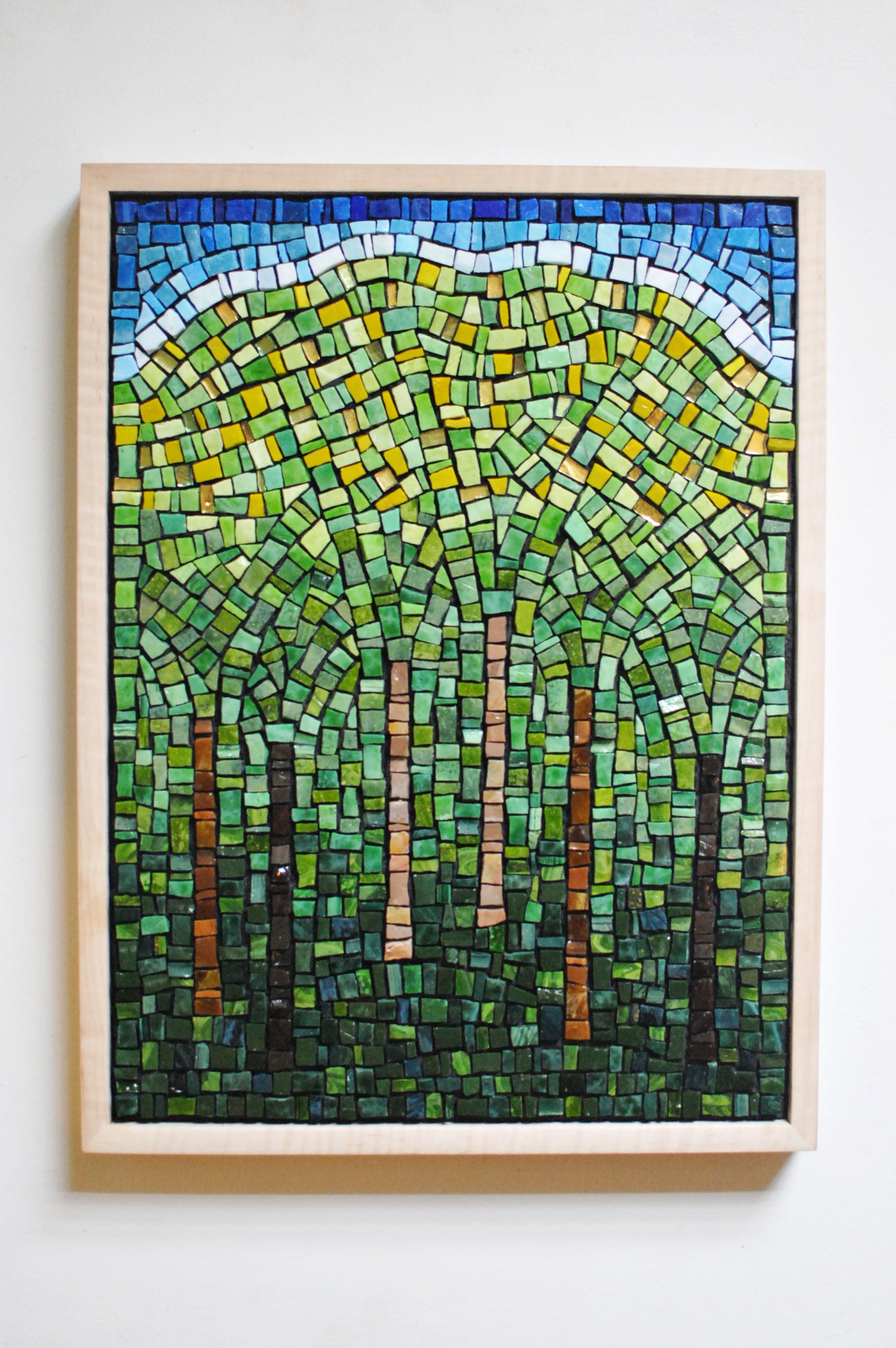"Forest Flora" custom mosaic series