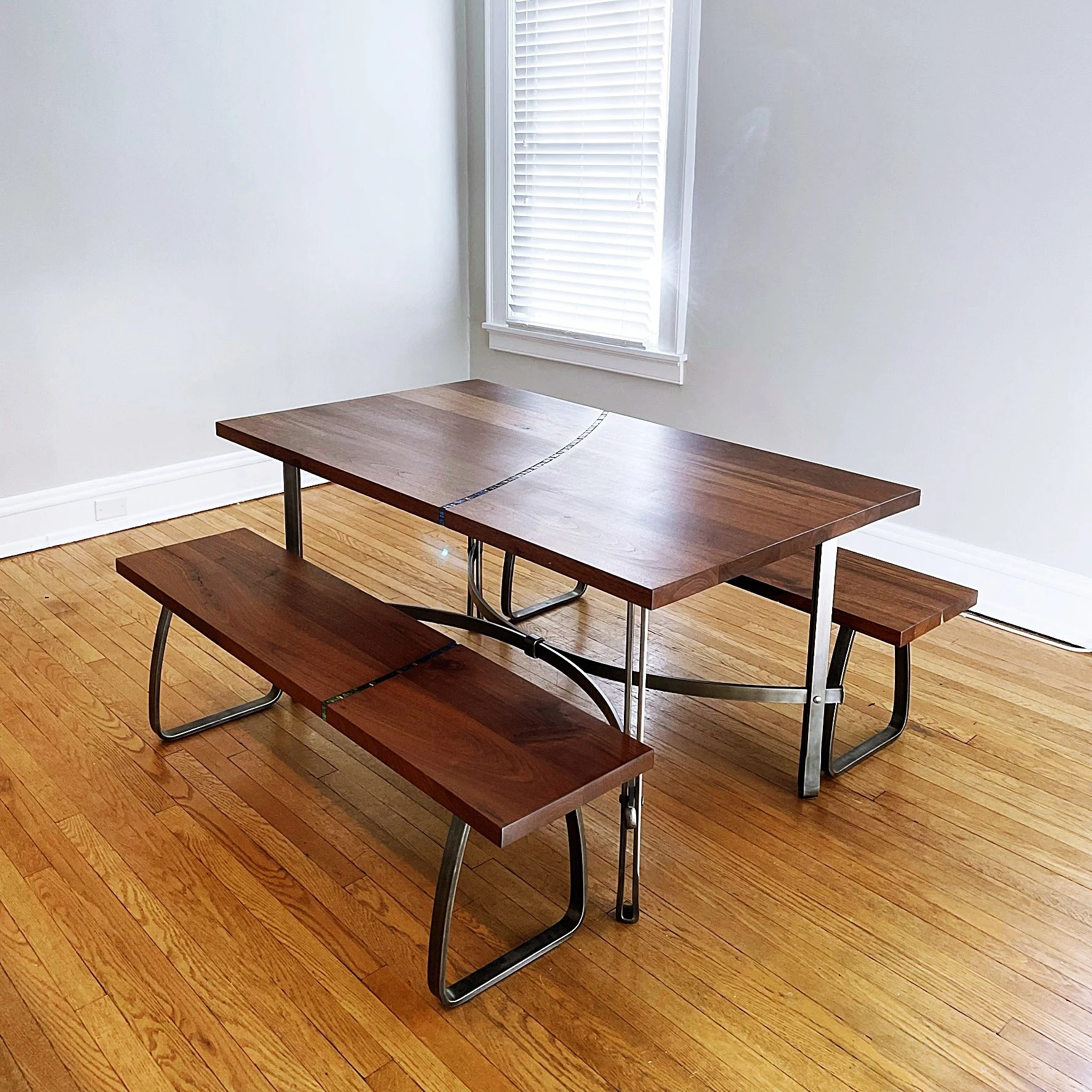 Dining Table with Benches