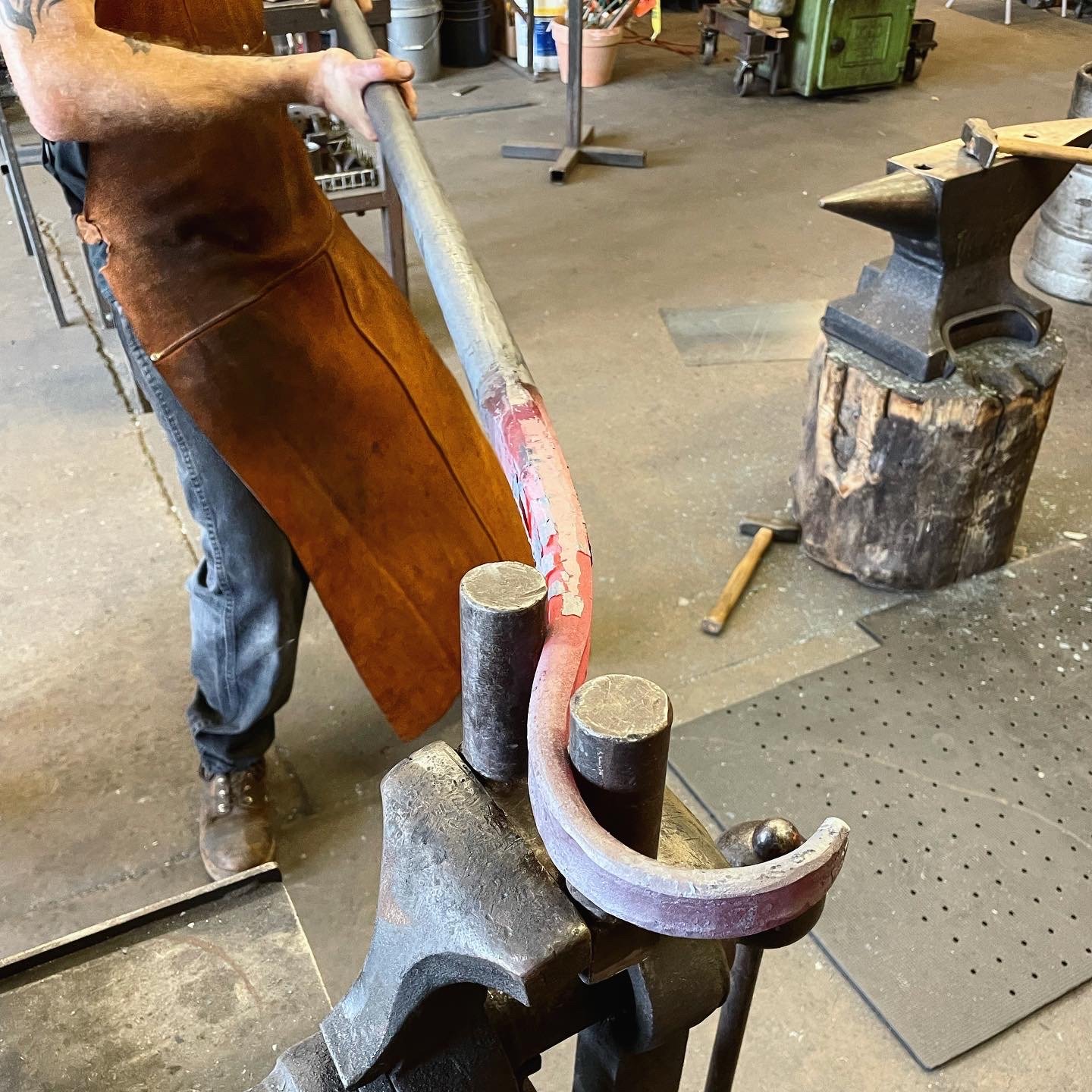 Forging custom railing