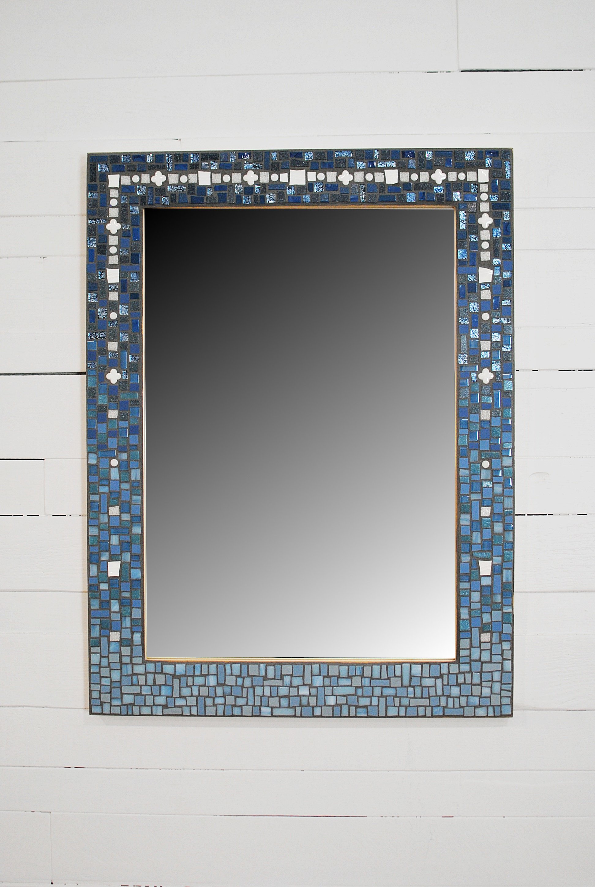 Large Custom Mosaic Mirror — Phoenix Handcraft