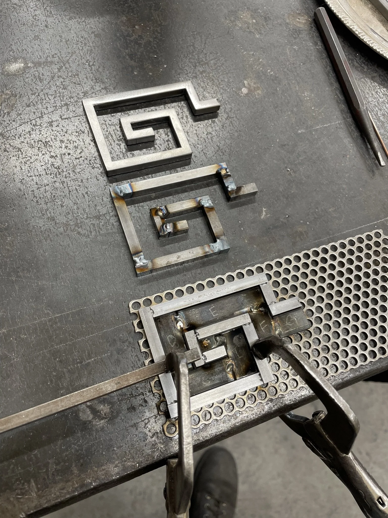 Greek Key Firepace Screens and Tools — Phoenix Handcraft