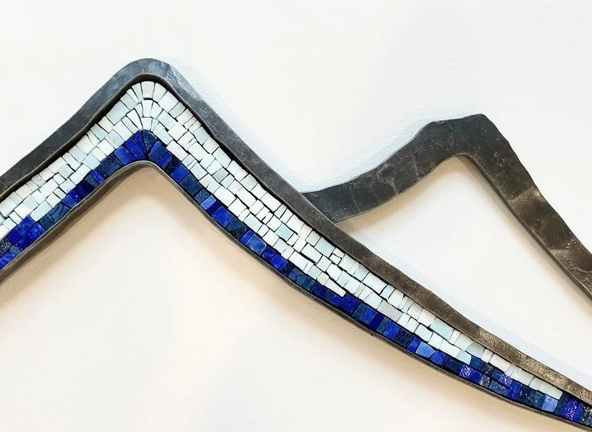 These are the last two collaborative landscape wall sculptures left! 

We created six new large wall sculptures for our solo show this summer. It was a bit of a leap in terms of size and subject matter, and we are beyond thrilled and honored that mos