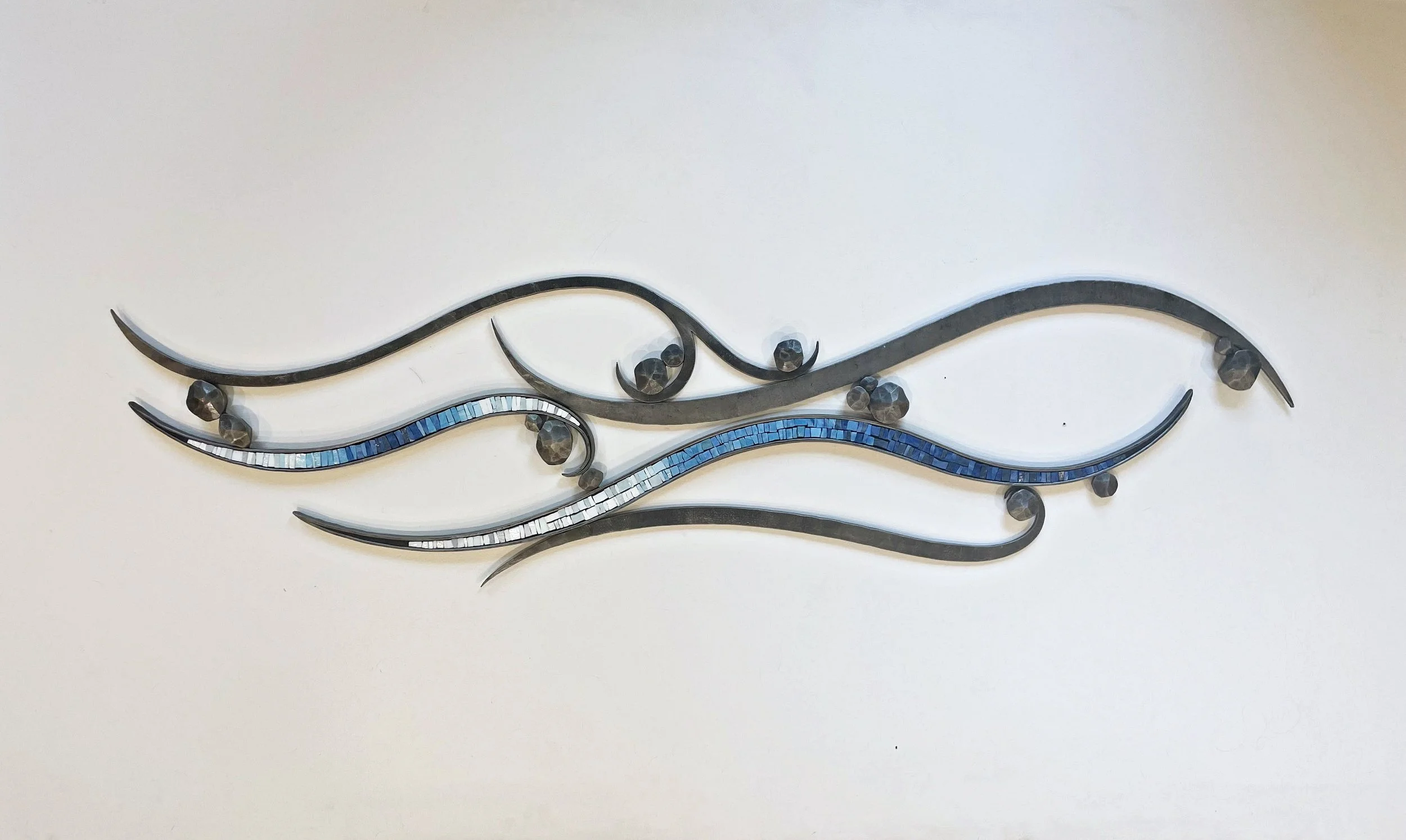 "River Rapids" wall sculpture