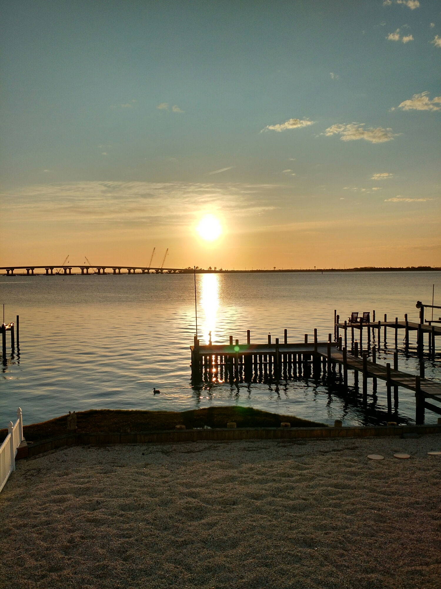 May sunrise over LBI and the Bay