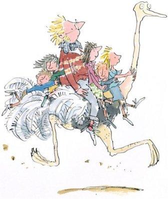 Drawing by Quentin Blake