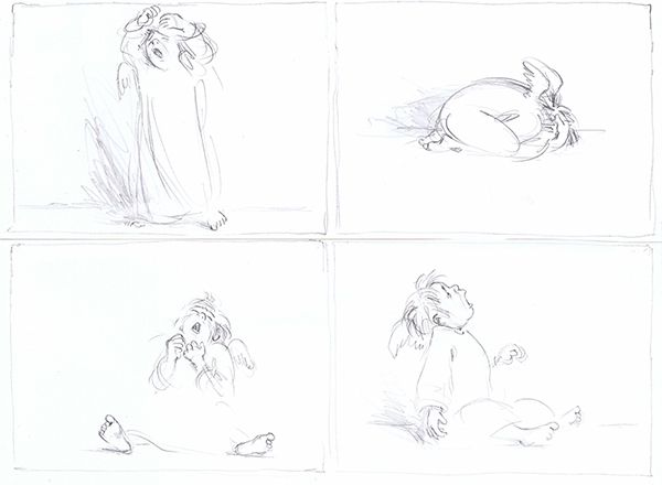 Drawings by illustrator Gabrielle Vincent.