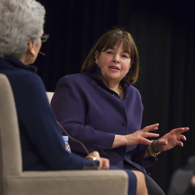 Ina Garten spoke at the University of Missouri-Kansas City. Photo by Janet Rogers, Division of Strategic Marketing and Communications