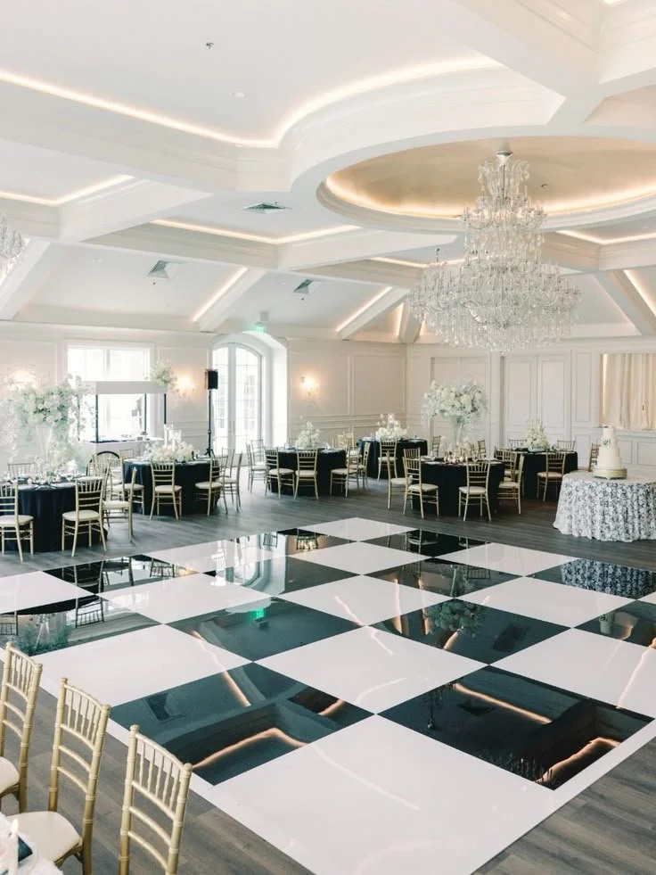 Black+White Dance Floors