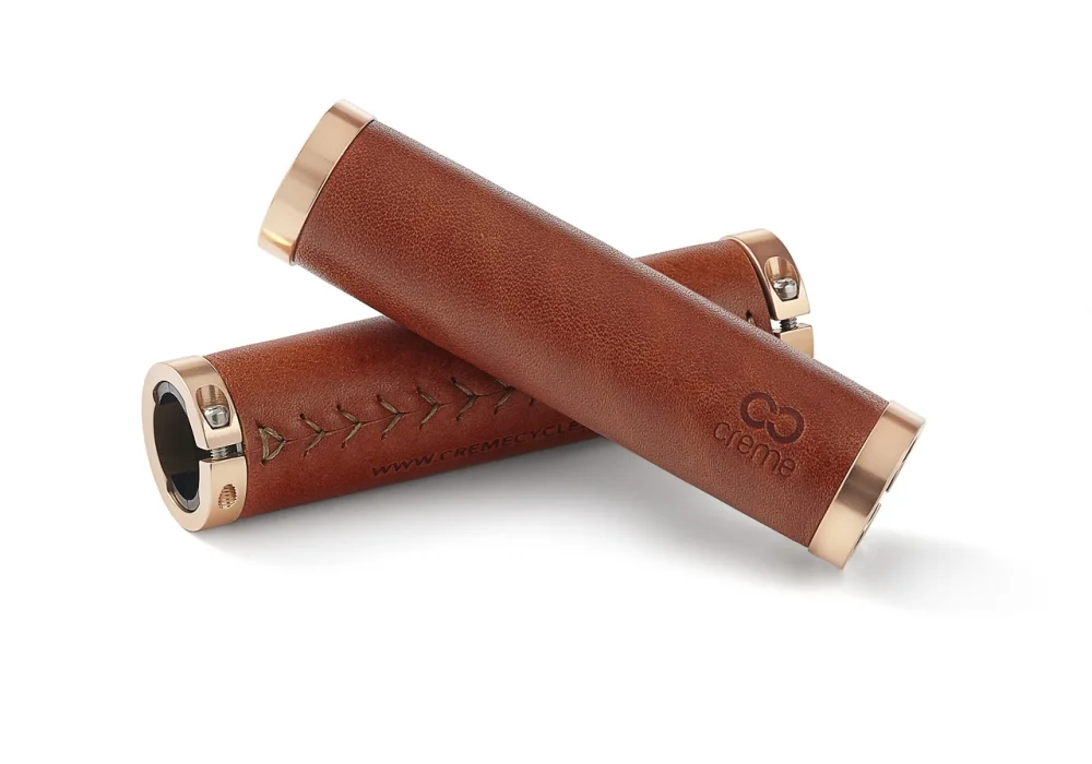 leather grips for bike