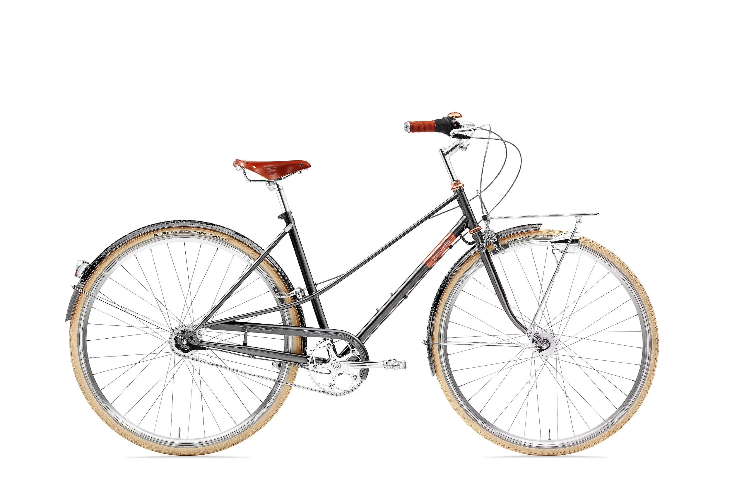 cream ladies bike