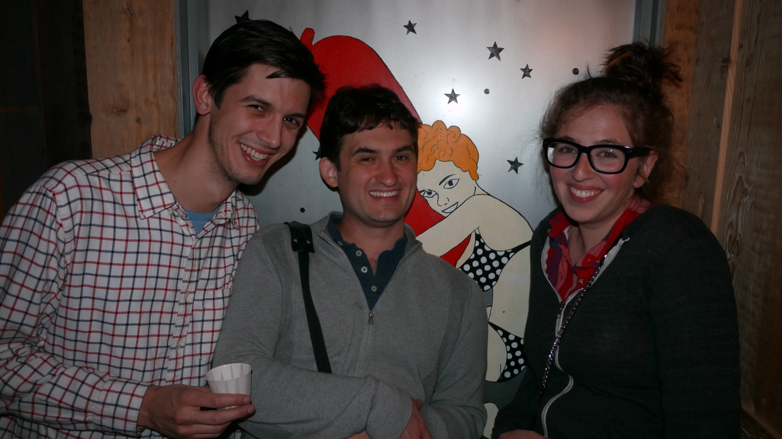 with Josh & Hunter before seeing Man Man at Williamsburg Music Hall!