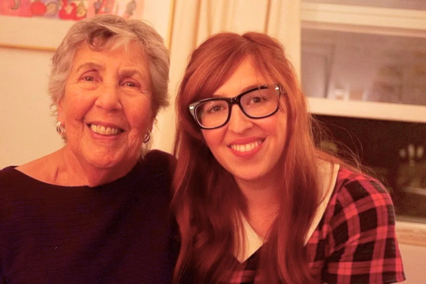 With my Grandma Lila