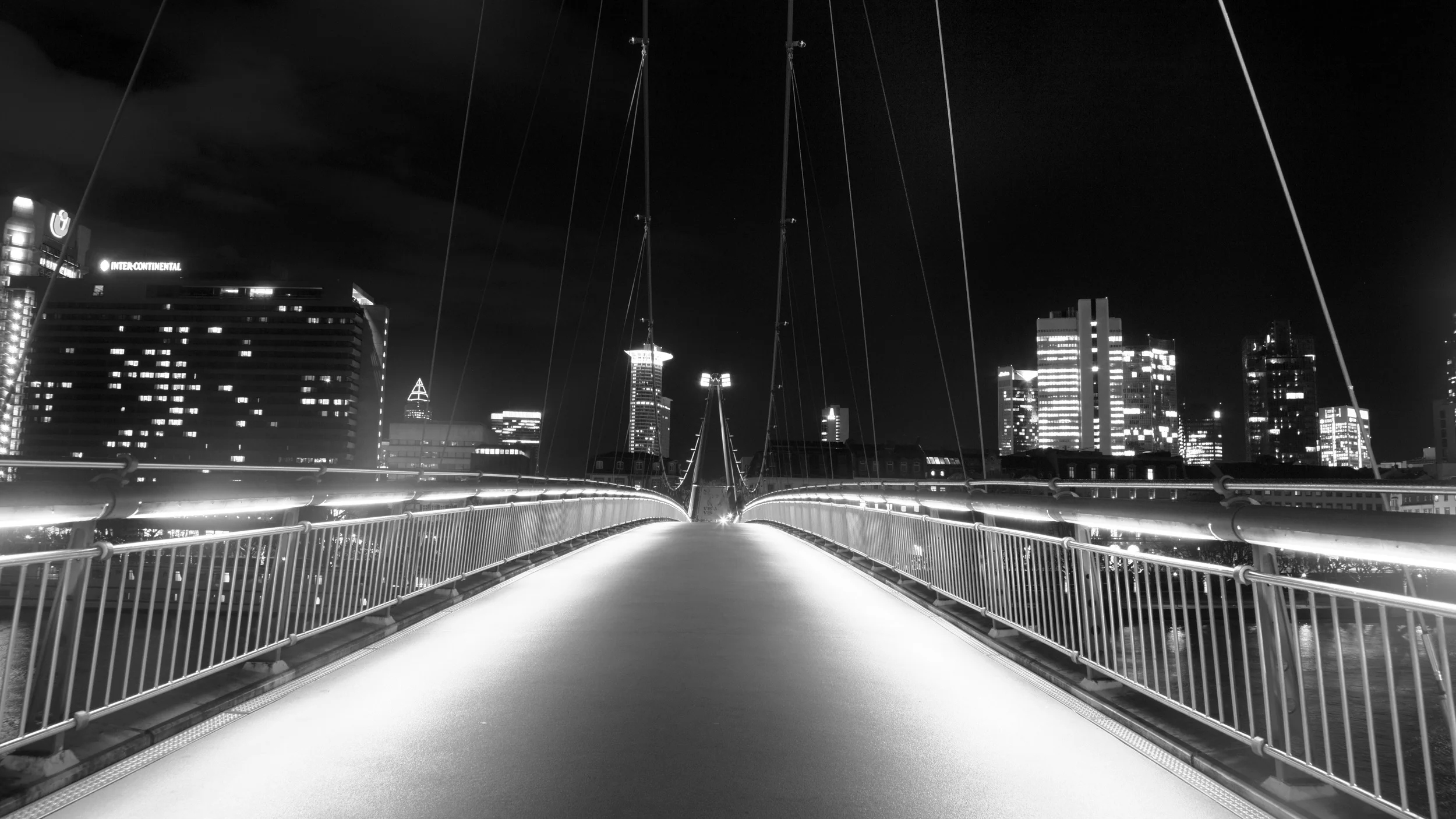Holbeinsteg Bridge, Frankfurt, Germany 2014