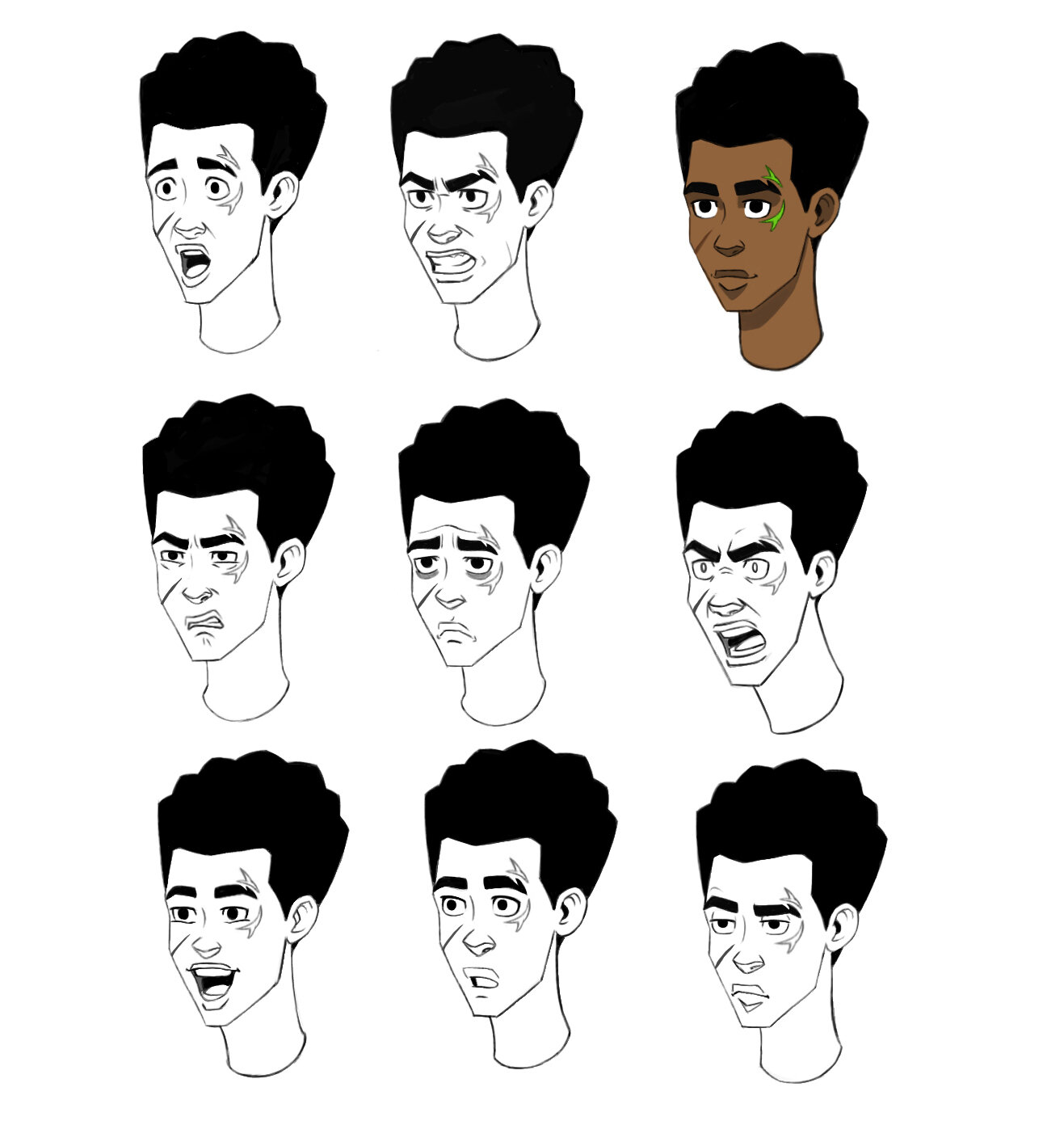 Shardz: Expression Sheet