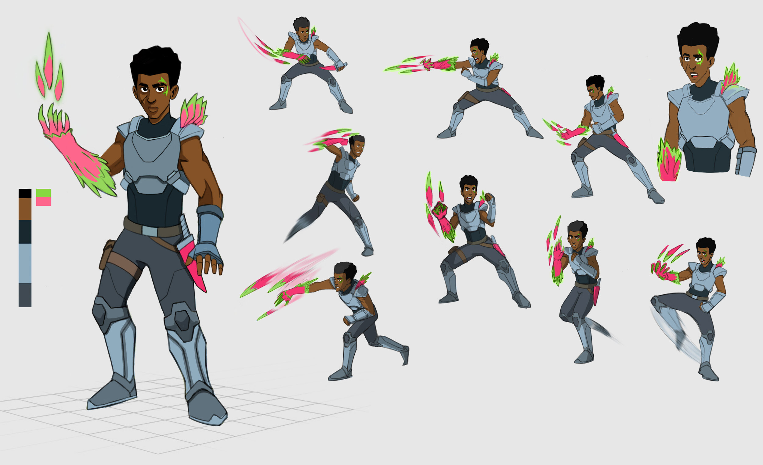 Shardz: Action Poses
