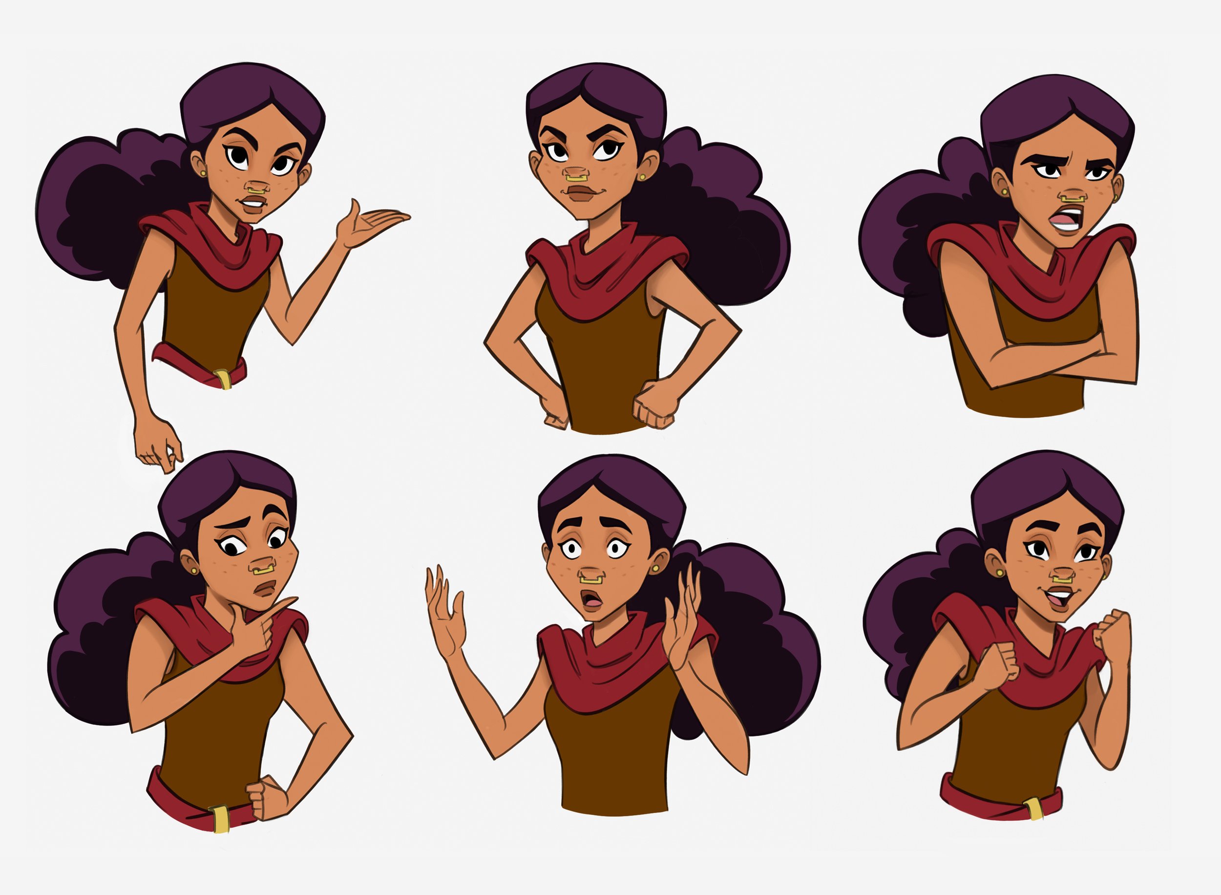 Zariana: Expression Sheet