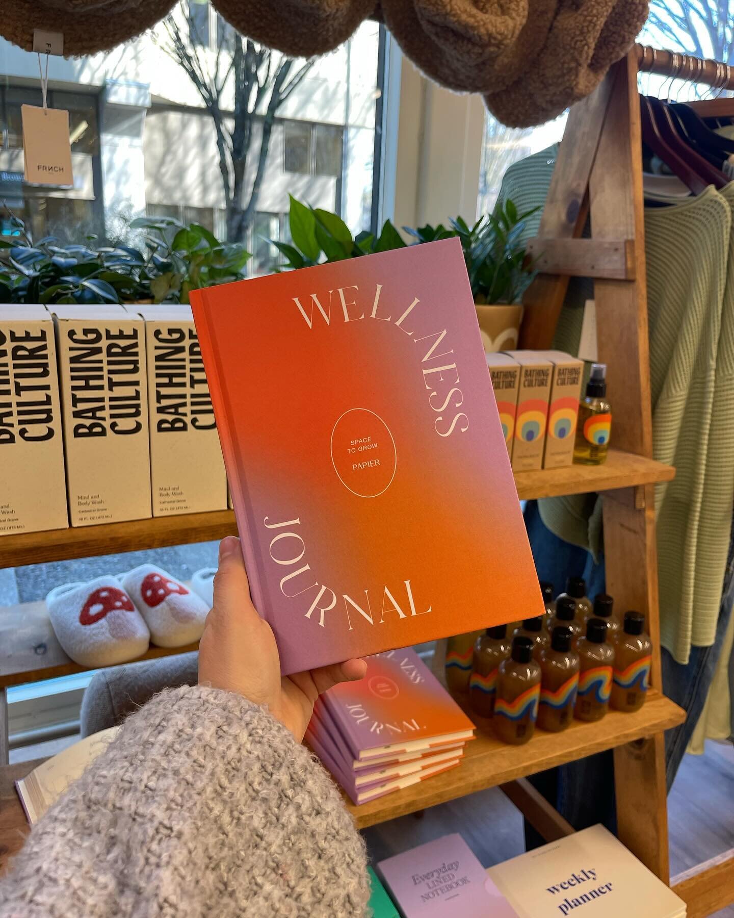 If you aren&rsquo;t taking care of YOU then who is? ✨ Our current fav wellness journals from @papier are the best reminder to pause and reflect 🌈 Pair with @bathingculture essentials for the ultimate self care