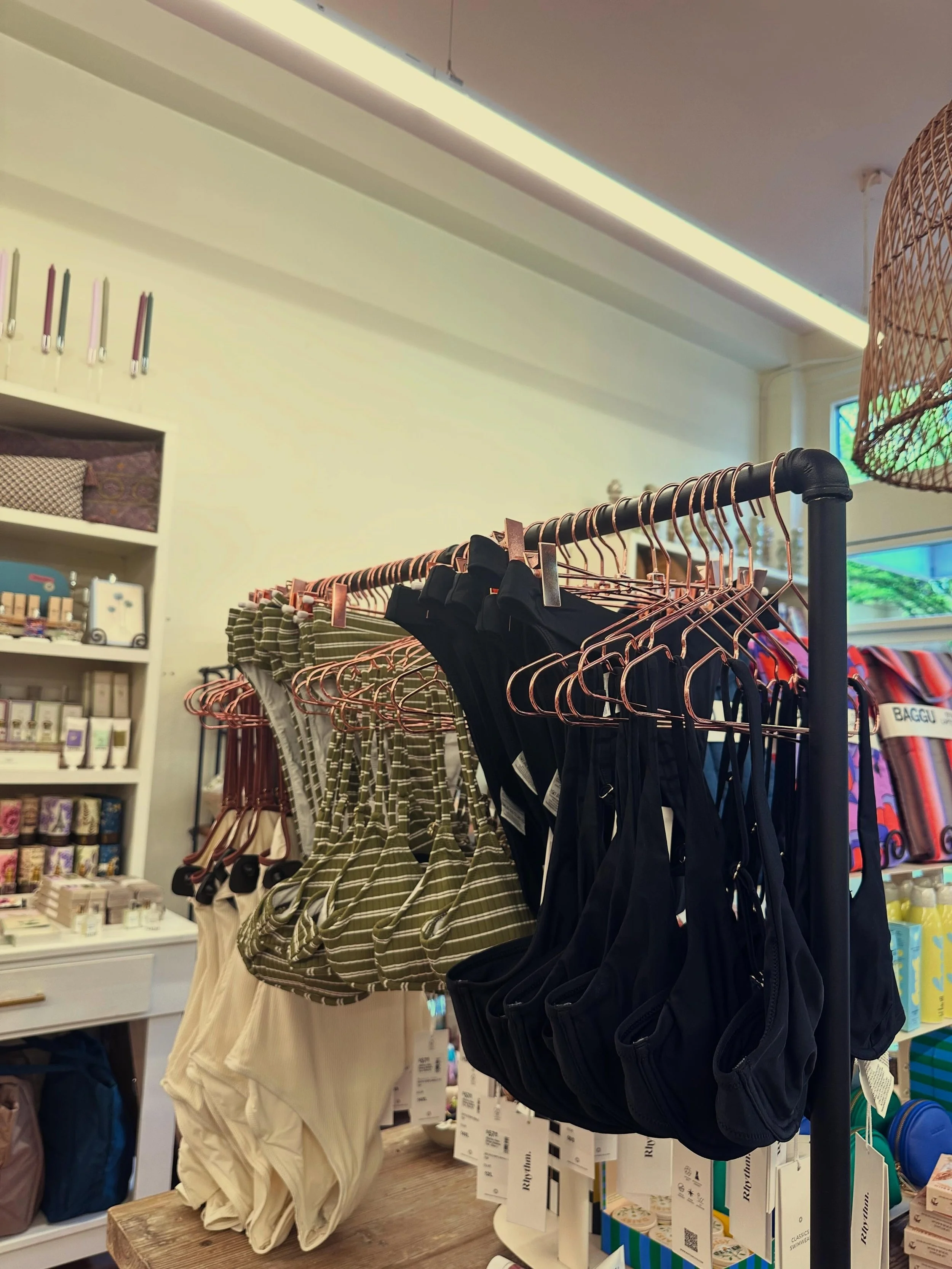 It&rsquo;s feeling like summer outside and we&rsquo;re stocked for it inside! Shop new @rhythmswimwear today! 🌊☀️👙
