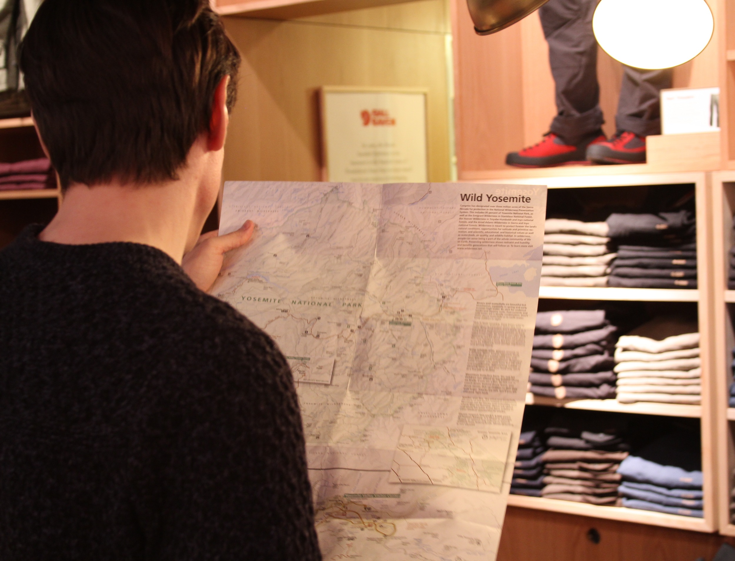 Checking out a map.JPG