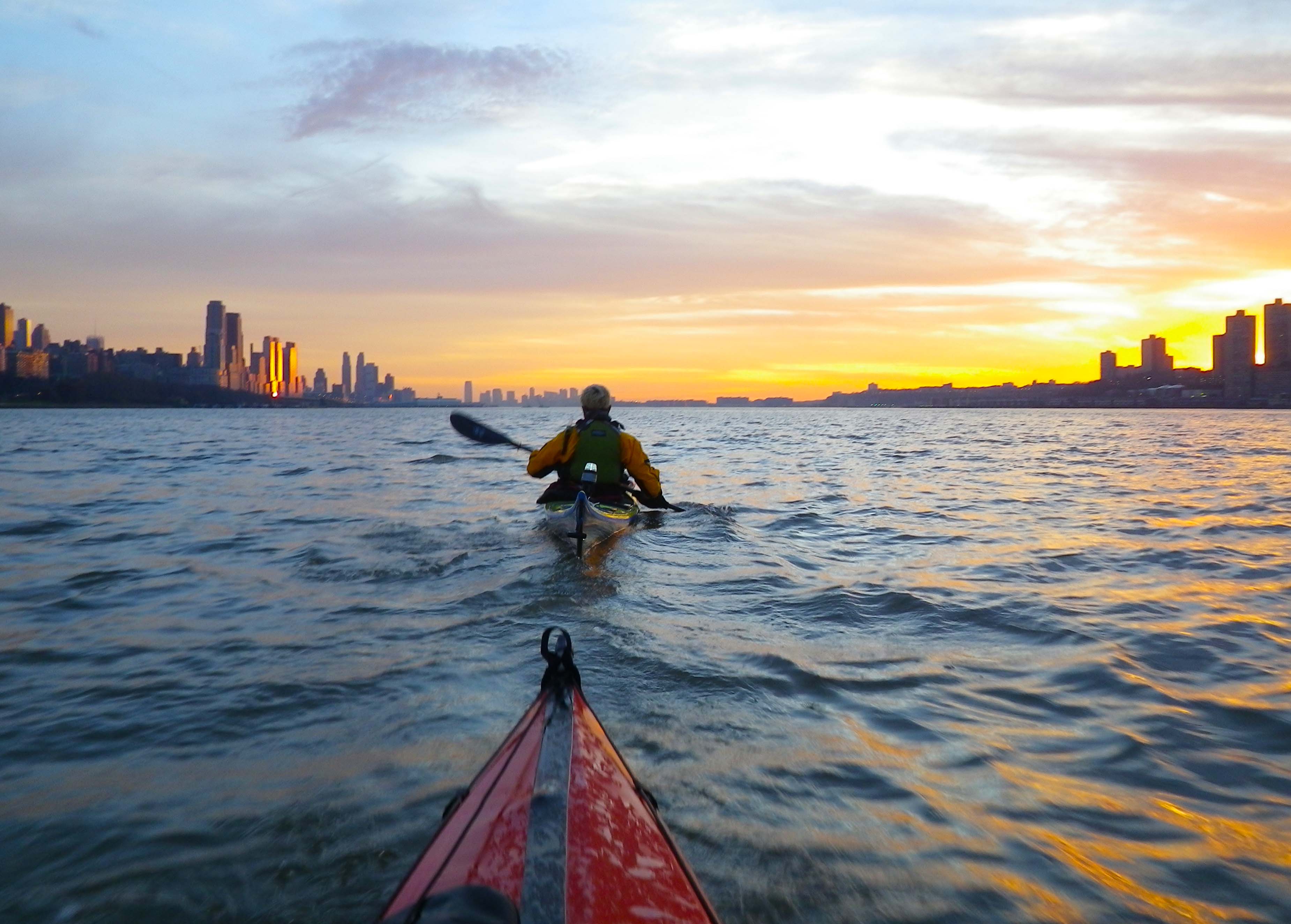Free walk-up kayaking at louis valentino jr. pier park (red hook) boston