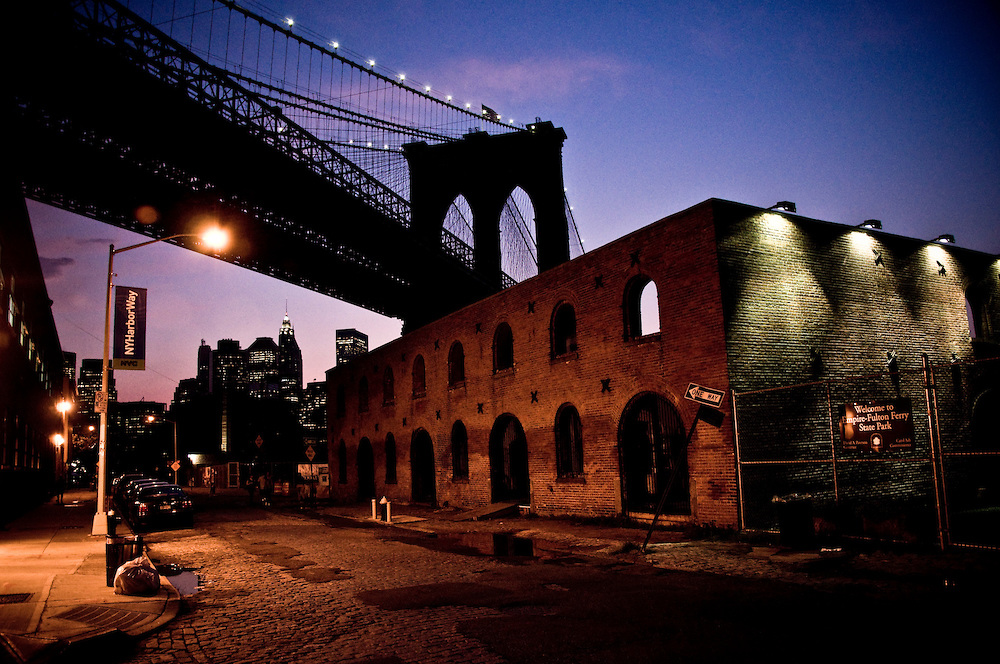 Sunset on Water Street, Brooklyn