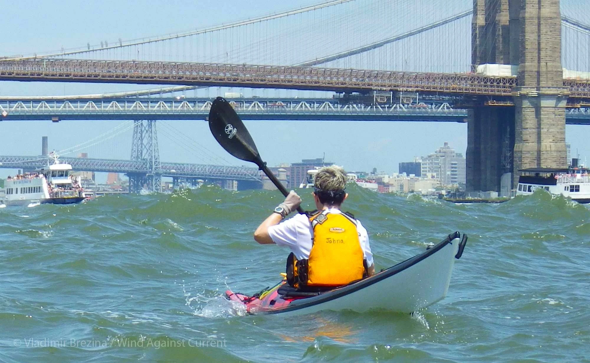 1. East River: Brooklyn, Manhattan, and Williamsburg Bridges