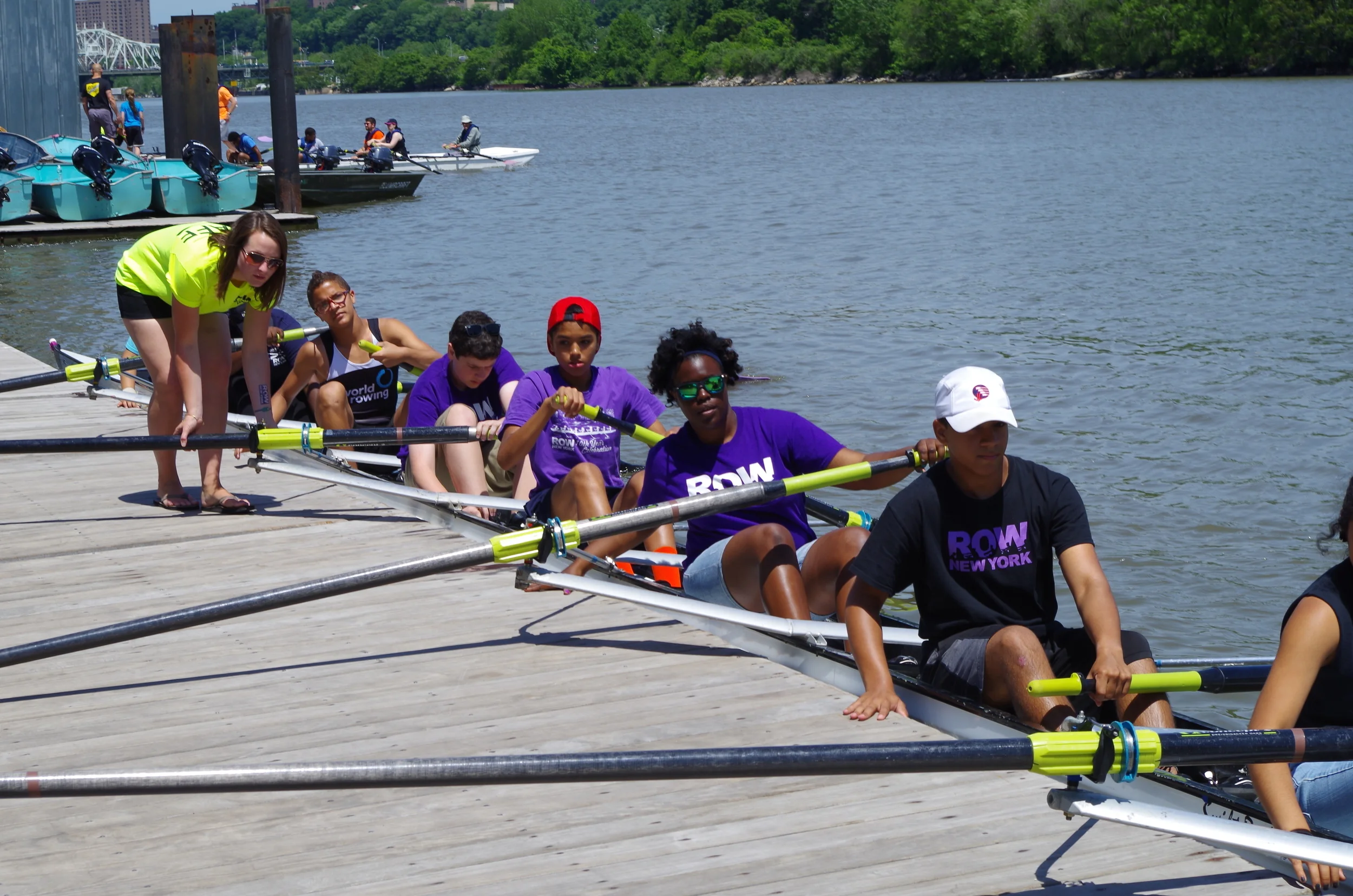Heroes Row the Harlem Race