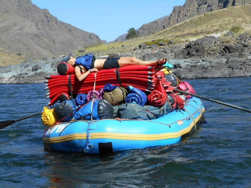 Not quite river ready yet... -Audrey Larkin
