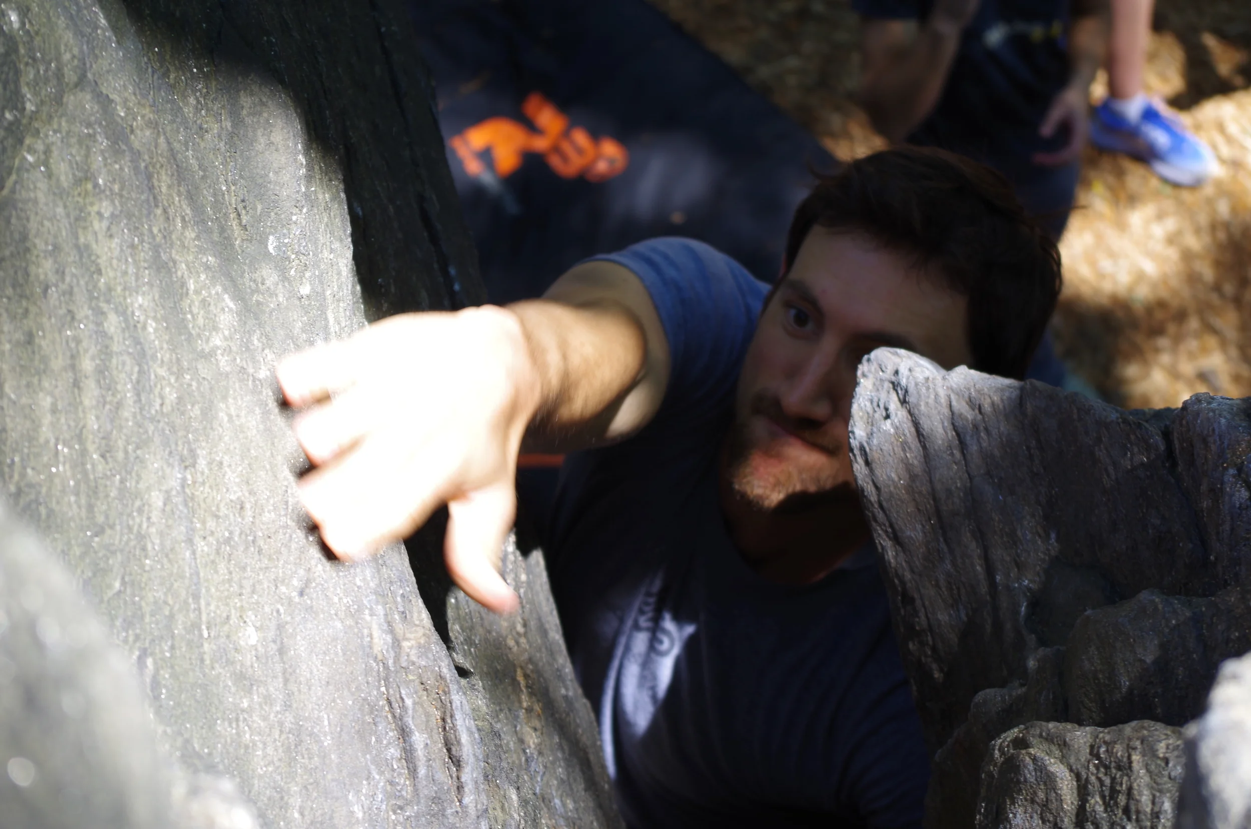 Rock Climbing in Central Park