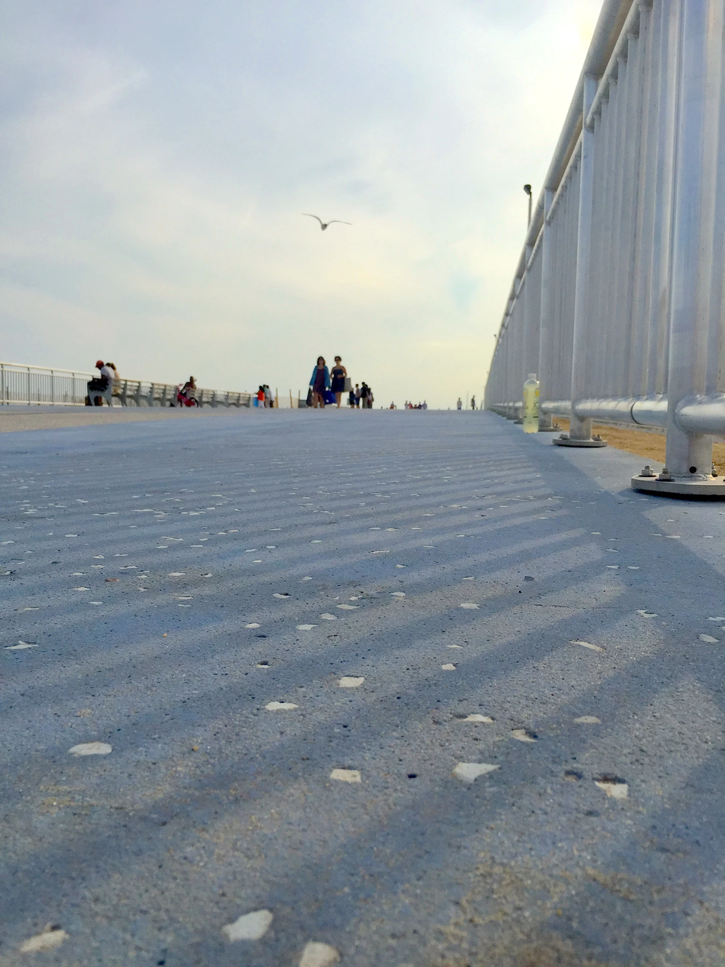 3rd Day in Rockaway: Running on the new boardwalk