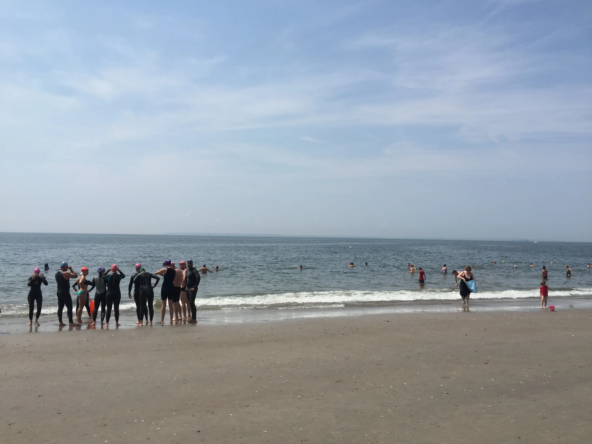 Open Water Swimming off Coney Island