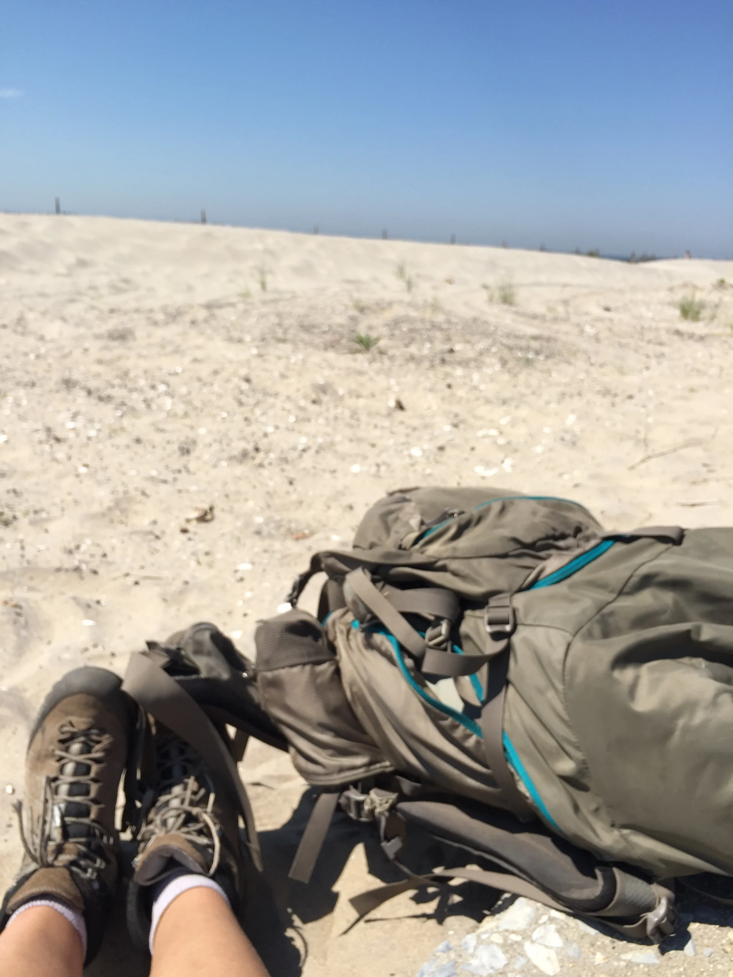 22nd Day in Rockaway: Backpacking Part I