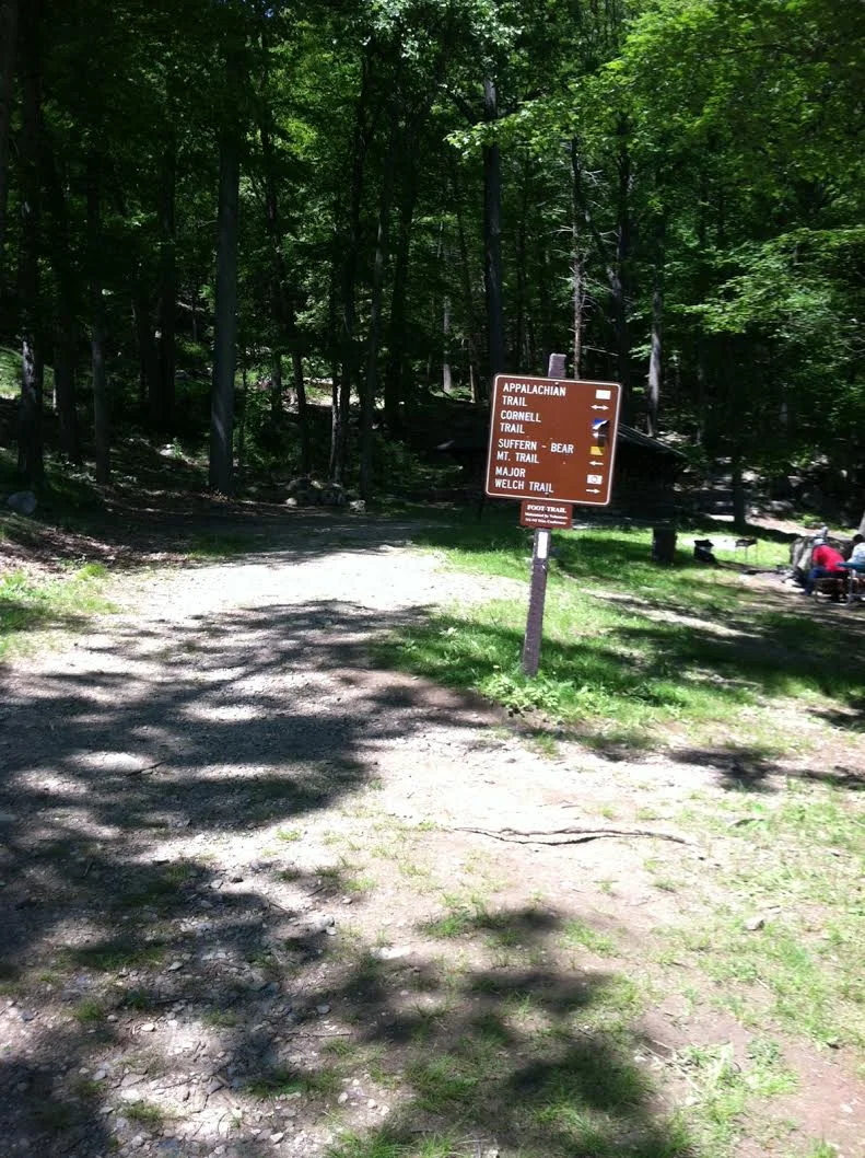 Heading out to the trails there will be signage but make sure you can "read" the blazes from there.