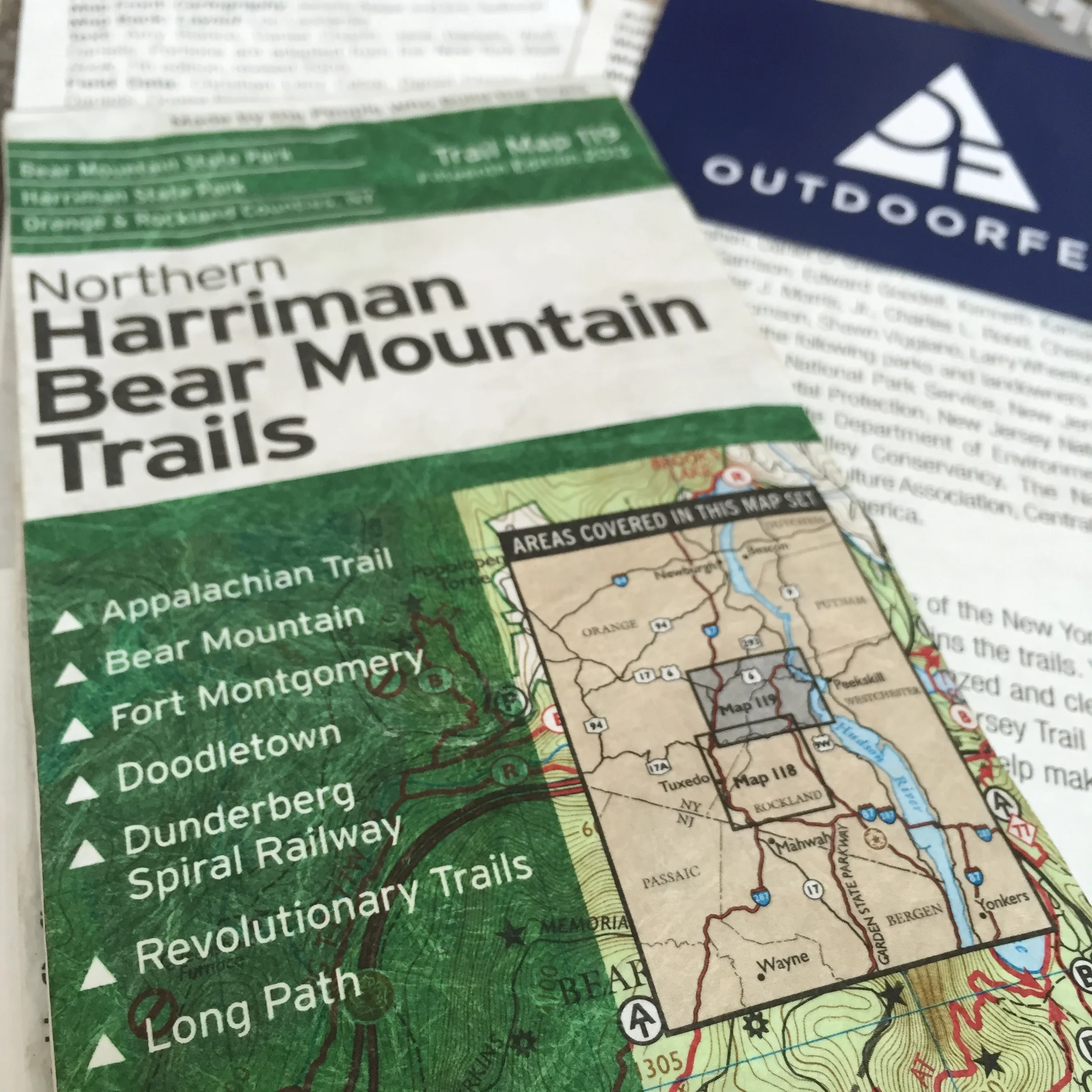 Make sure to be prepared: grab the NYNJTC Harriman Map Set from your local retailer. 