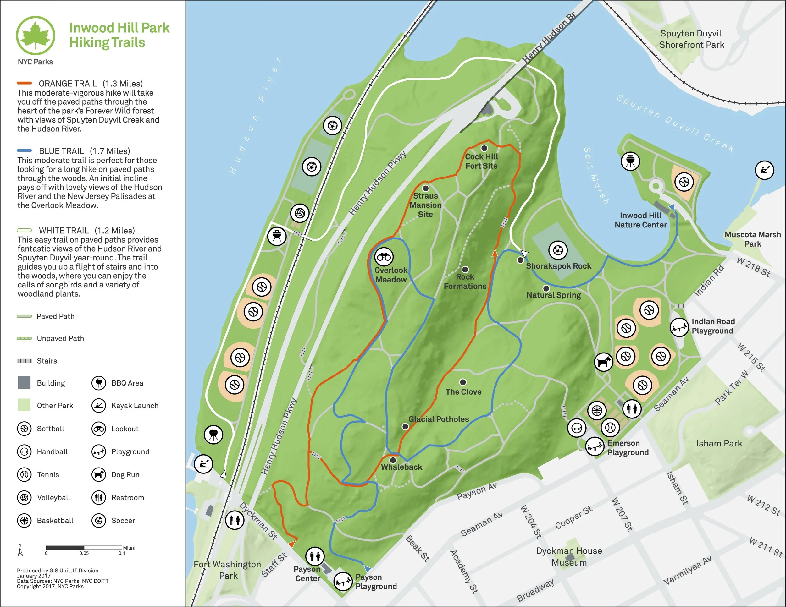 Map by NYC Parks & Rec