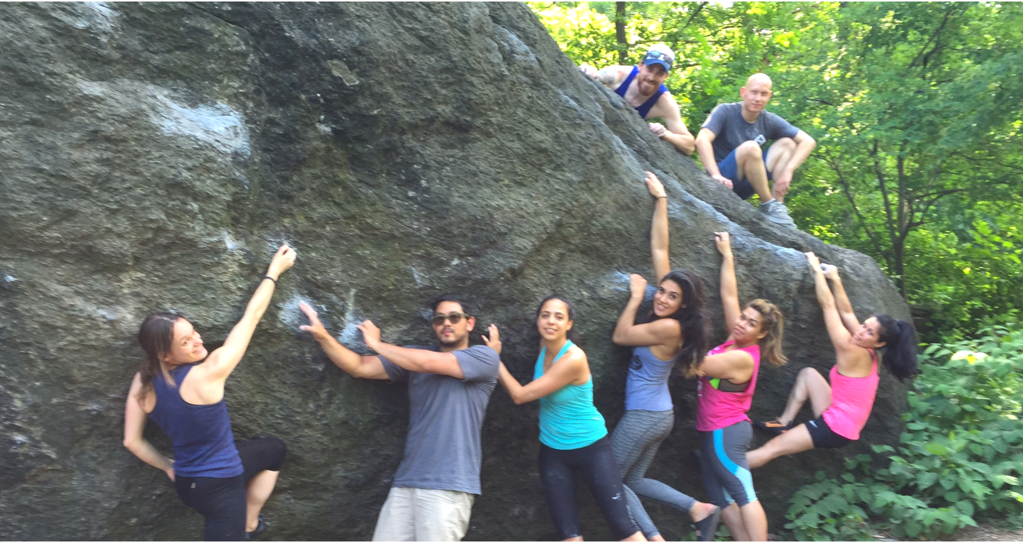 Climbing in Central Park at OutdoorFest 2015 by Tun Khine