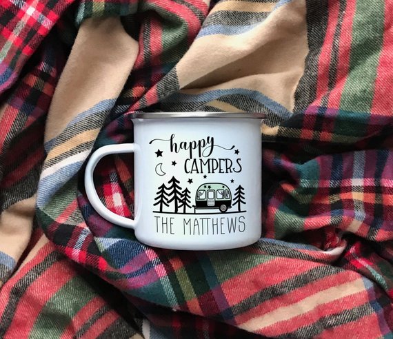 Happy Campers Personalized Mug