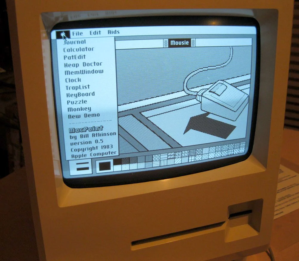 MacPaint version 0.5 by Bill Atkinson.