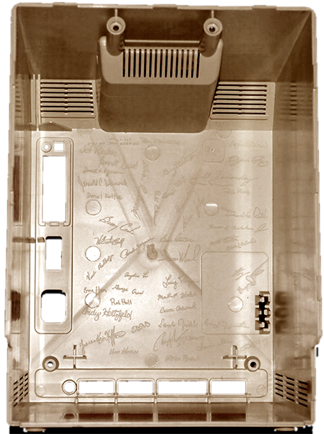 Shot of the inside of the actual Twiggy Macintosh.